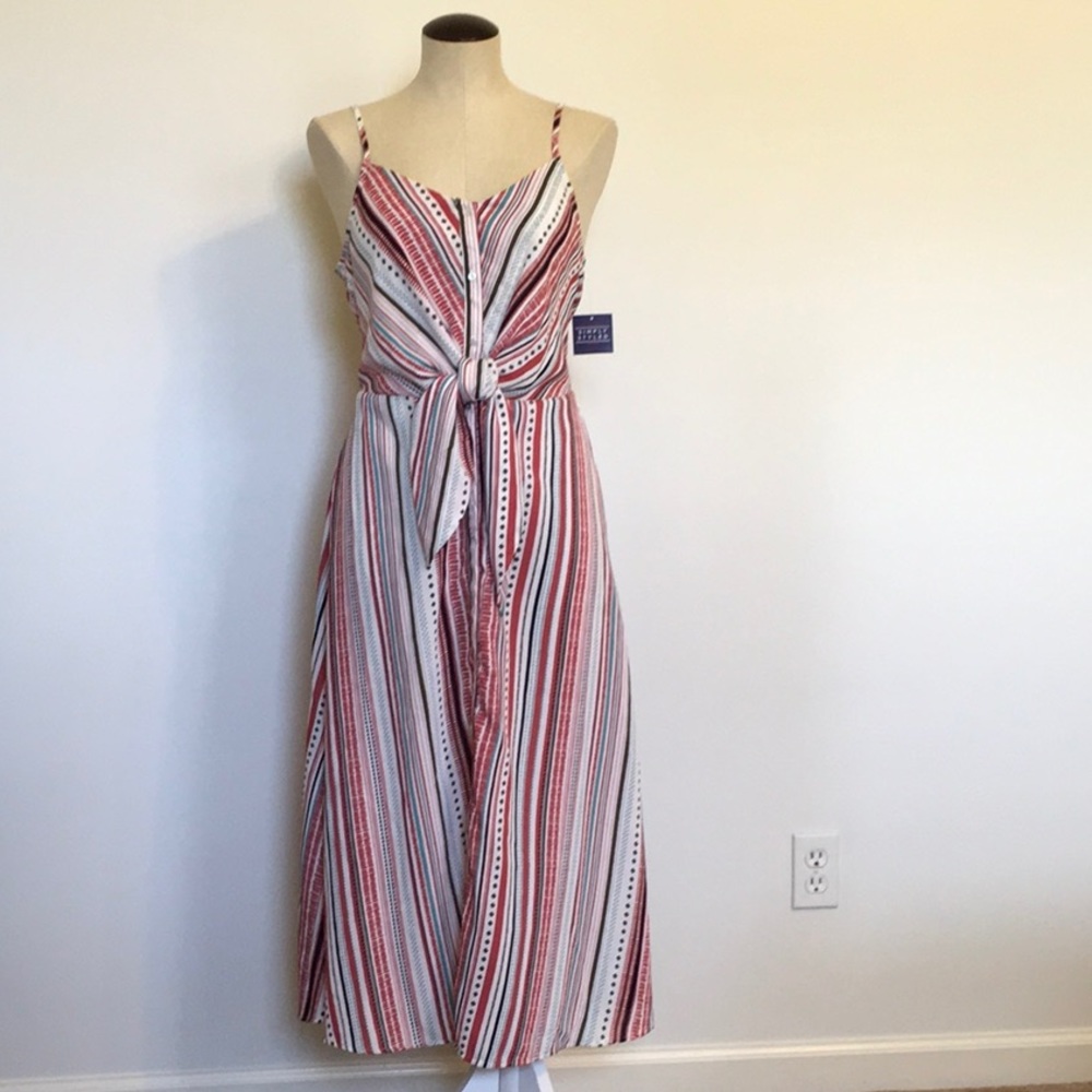 Simply Styled by Sears Cloud Dancer Maxi Dress SzL